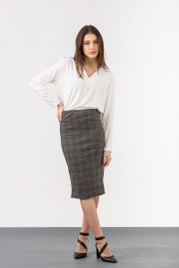 Φούστα καρώ midi - Image 3