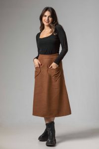 Φούστα twill τσέπες καρδιά - Image 3