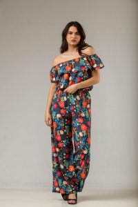Παντελόνα floral λάστιχο - Image 2