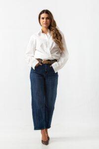 Παντελόνι τζιν mom fit